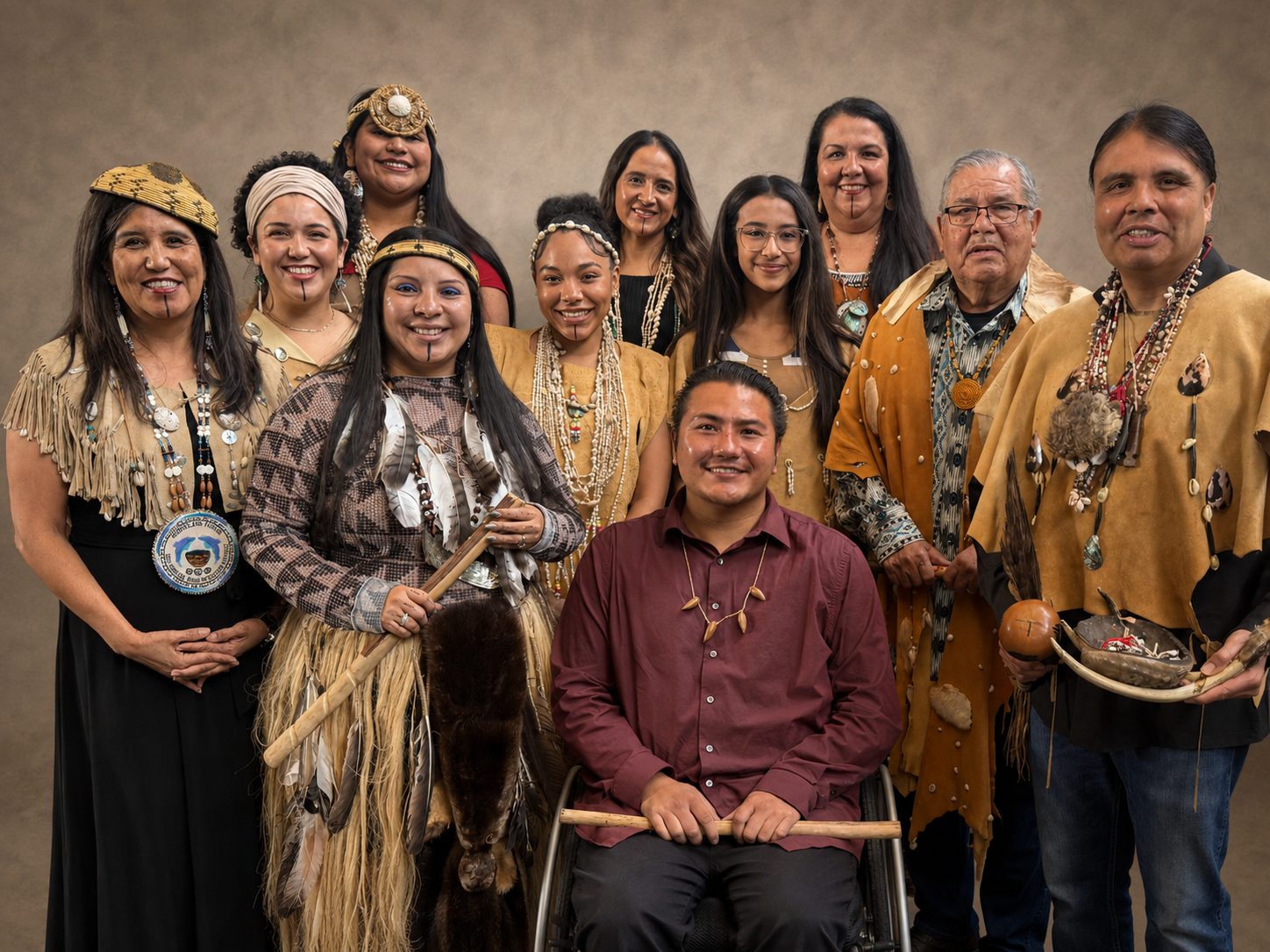 Gabrieleño Tongva Ensemble group portrait
