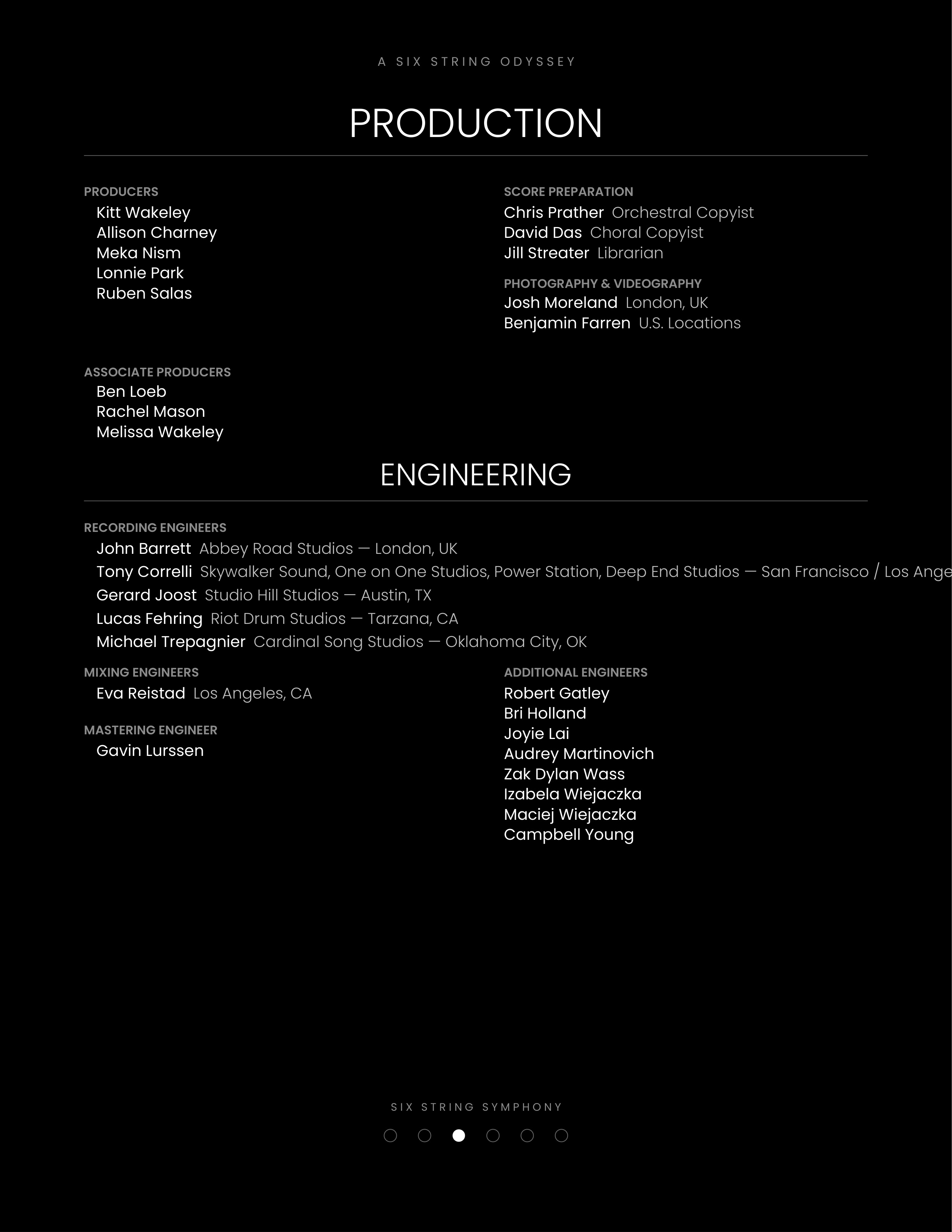 A Six String Odyssey digital booklet — page 3