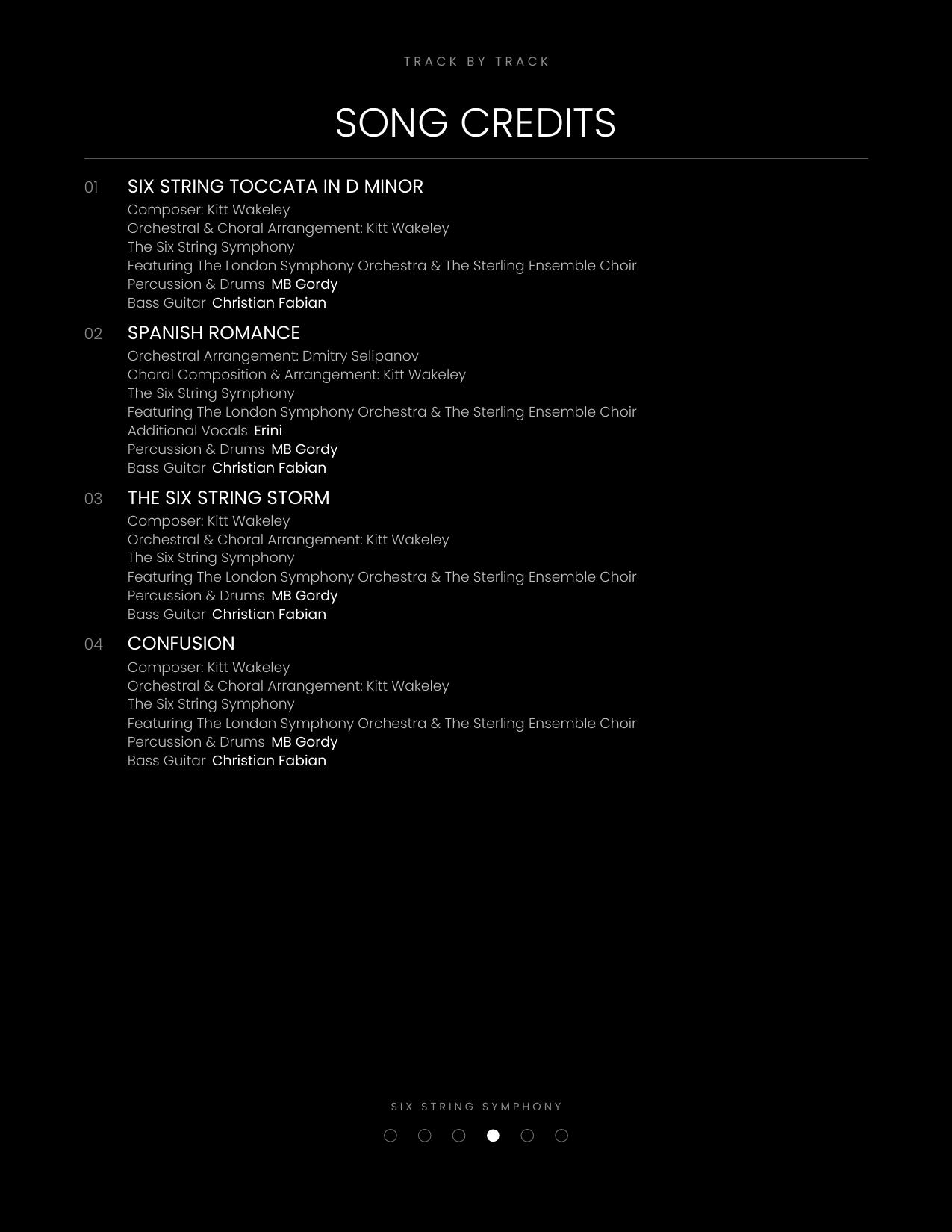 A Six String Odyssey digital booklet — page 4