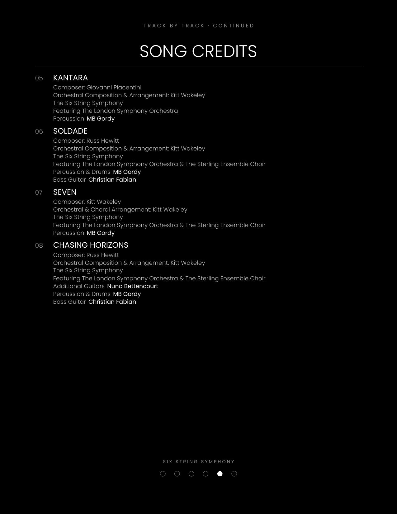 A Six String Odyssey digital booklet — page 5