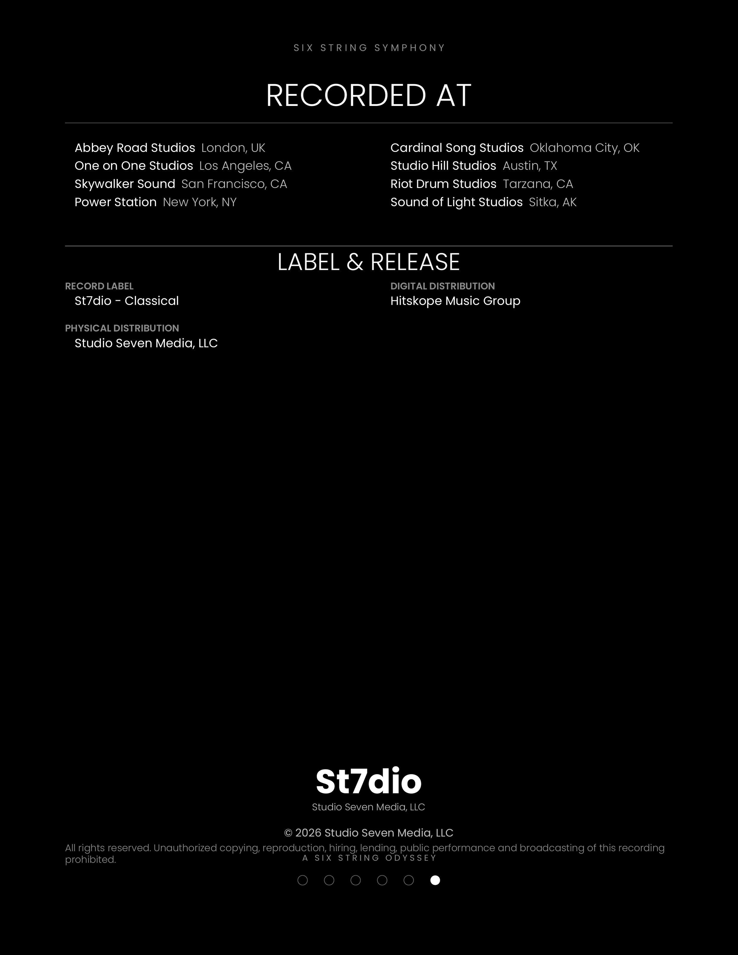 A Six String Odyssey digital booklet — page 6